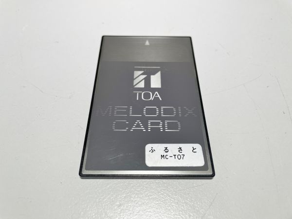 TOA MC-T07 ふるさと 再生確認済 メロディスクカード capacitacion