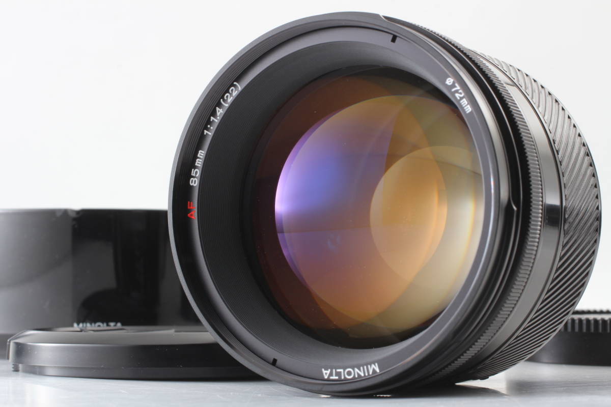 美品】Minolta AF 85mm f1.4 SLR Lens for Sony A Mount ミノルタ 1154