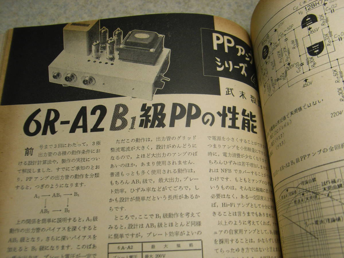 ラジオ技術　1960年9月号　サイテーションⅡキットの製作/浅野勇　2球電蓄　レフレックススーパーラジオの製作　144Mc用829B送信機の製作_画像8