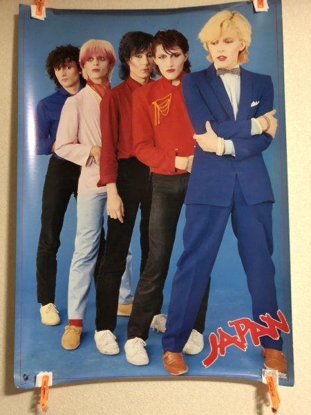 激レア JAPAN ジャパン ポスター デヴィッド・シルビアン ミック