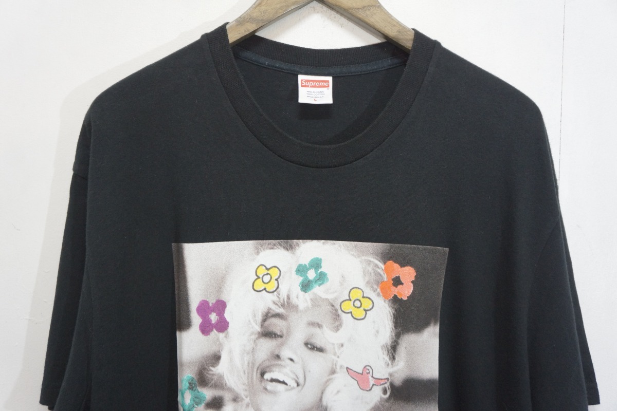 国内正規 20SS Supreme シュプリーム Naomi Tee ナオミ プリント Tシャツ 半袖 カットソー 黒 L 本物 1204L_画像2