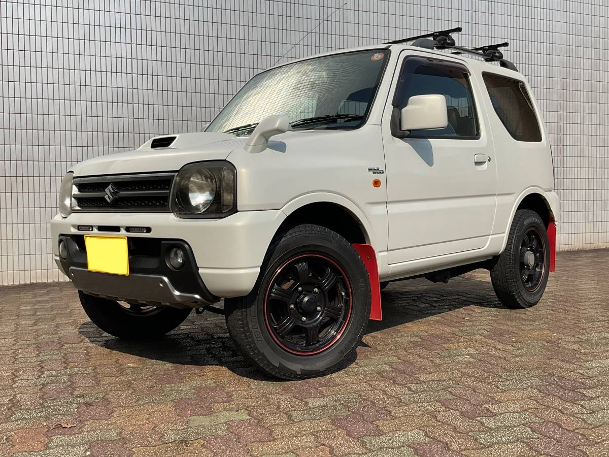 ☆特別仕様車！　ワイルドウインド　ジムニー　JB23☆車検令和5年11月　スズキ　4WD 5速MT☆_画像1