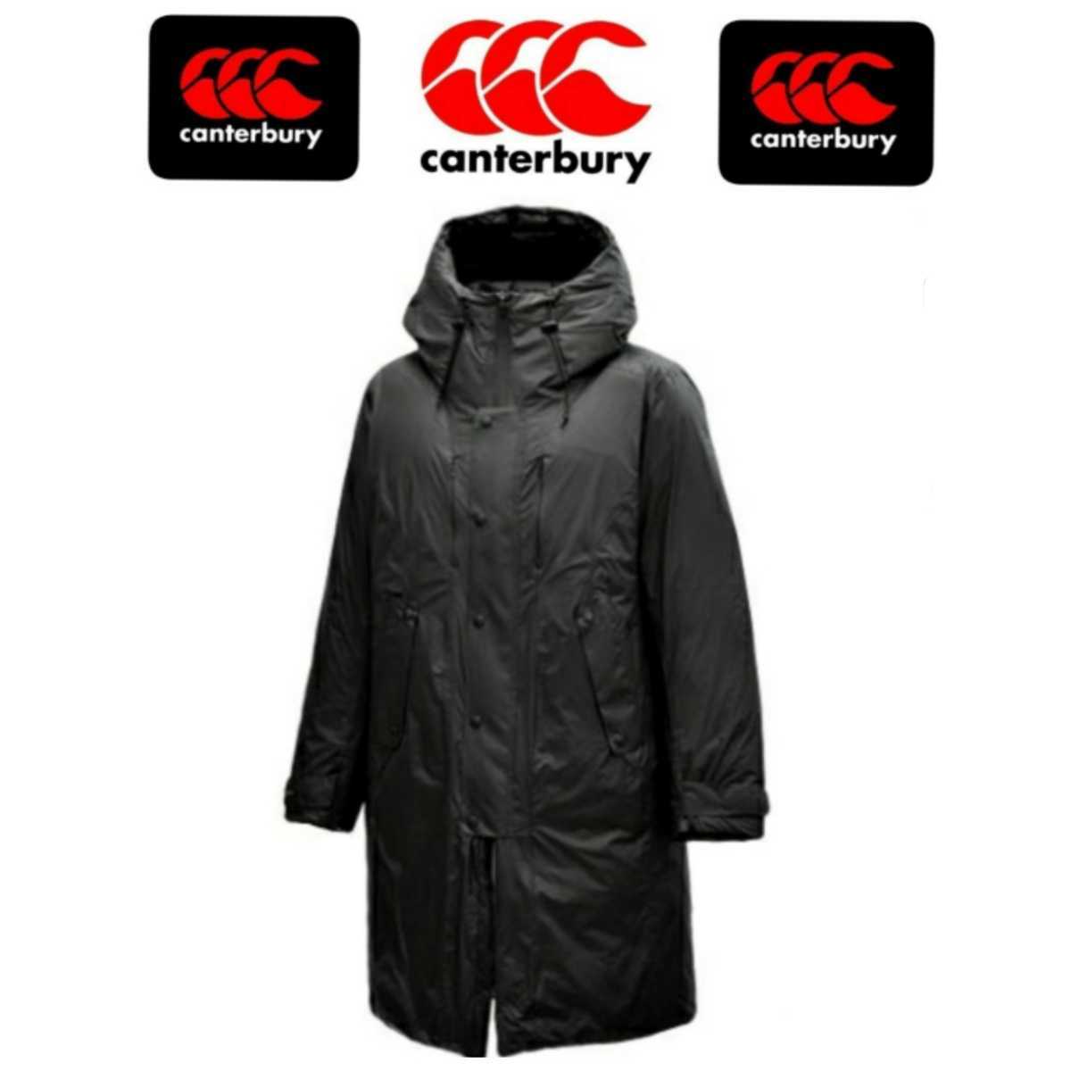 新品75,900円 CANTERBURY カンタベリー RUGBY+ Water Resistant Down Coat 高次元透湿防水性 PERTEXナイロン光電子ダウンベンチコート 4L