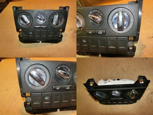  Volkswagen Polo 6NAHW manual air conditioner switch air conditioner panel operation button original 15129.t
