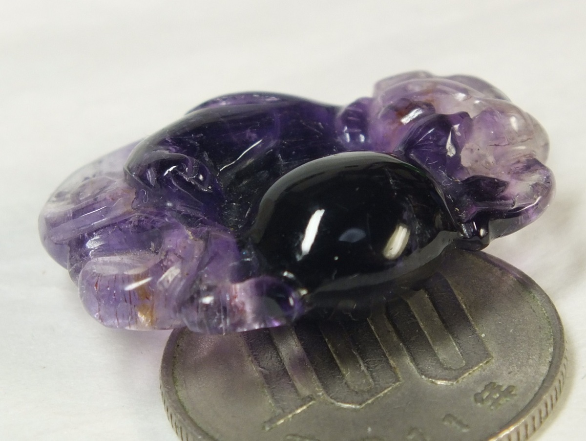 ^v# dragon ..# amethyst ( purple crystal )..(....) top 30mm prompt decision v85*^V