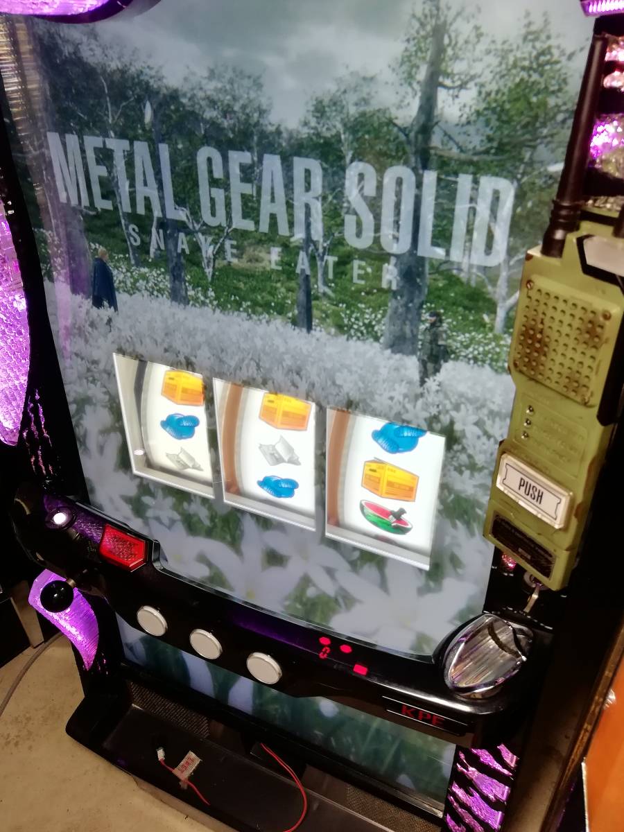 パチスロ 実機 貴重 KPE メタルギアソリッド スネークイーター パチスロ 実機 貴重 KPE メタルギアソリッド スネークイーター