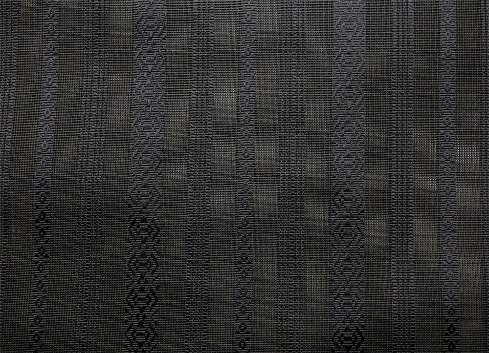 新品 仕立済み博多帯 夏帯 黒木織物 両もじり織り 紗献上 八寸名古屋帯