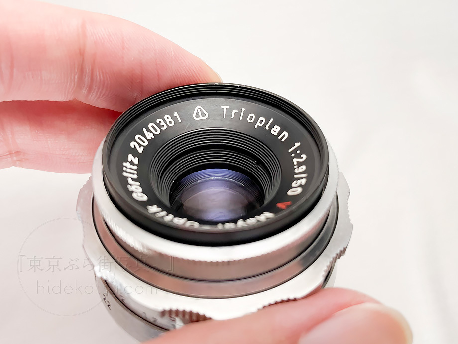バブルボケのトリオプラン 50mm 【分解清掃・撮影チェック済み バブルボケのトリオプラン 50mm 【分解清掃・撮影チェック済み