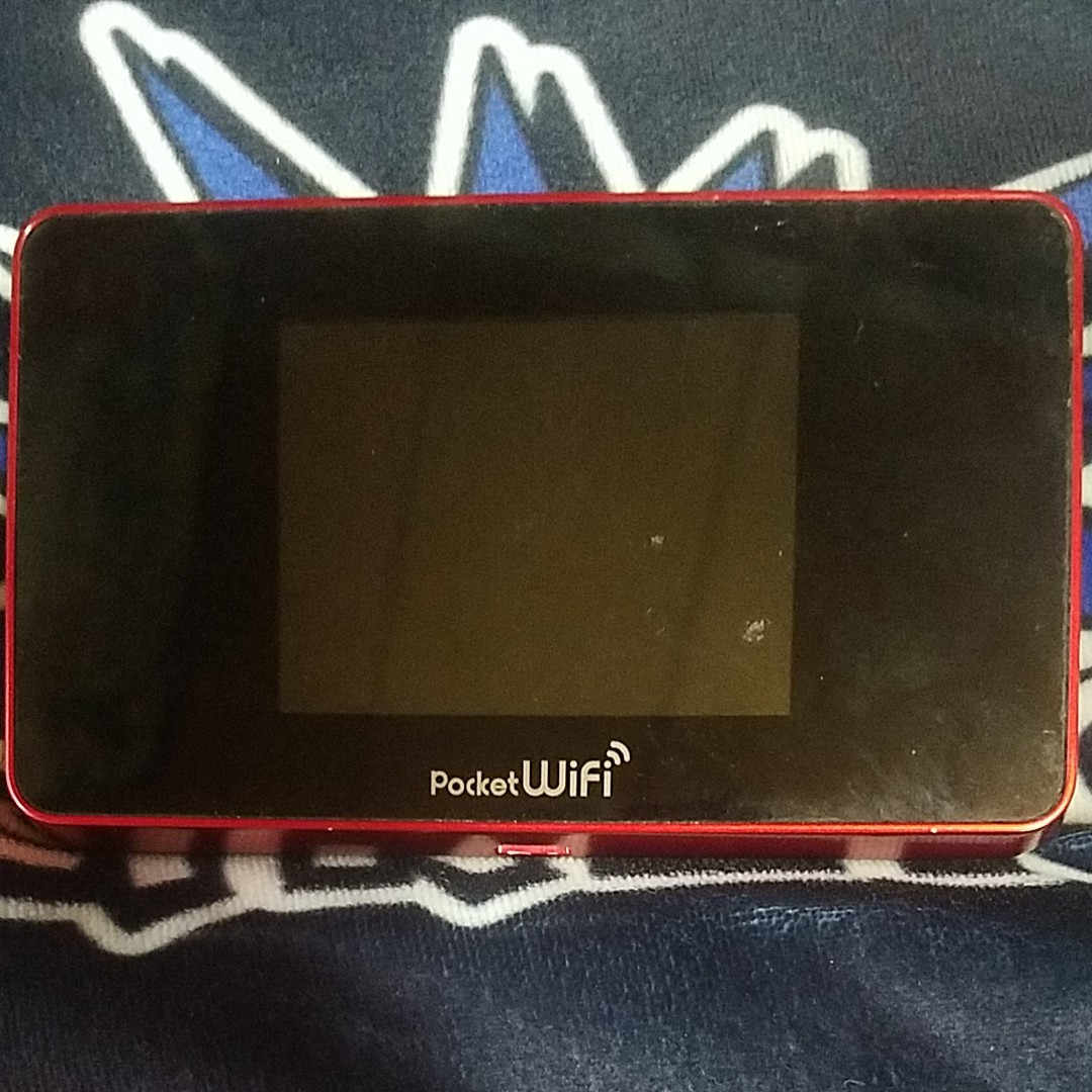 Pocket WiFi　 Pocket　花シール外してます　※simカード抜いてます