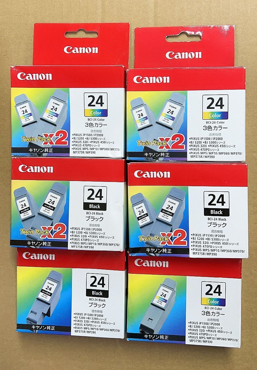最大92%OFFクーポン 本日特価 未開封品 Canon キヤノン純正品 インクカートリッジ BCI-24 BCI-24BK color 3色カラー 6点セット D08 morrison-prowse.com morrison-prowse.com