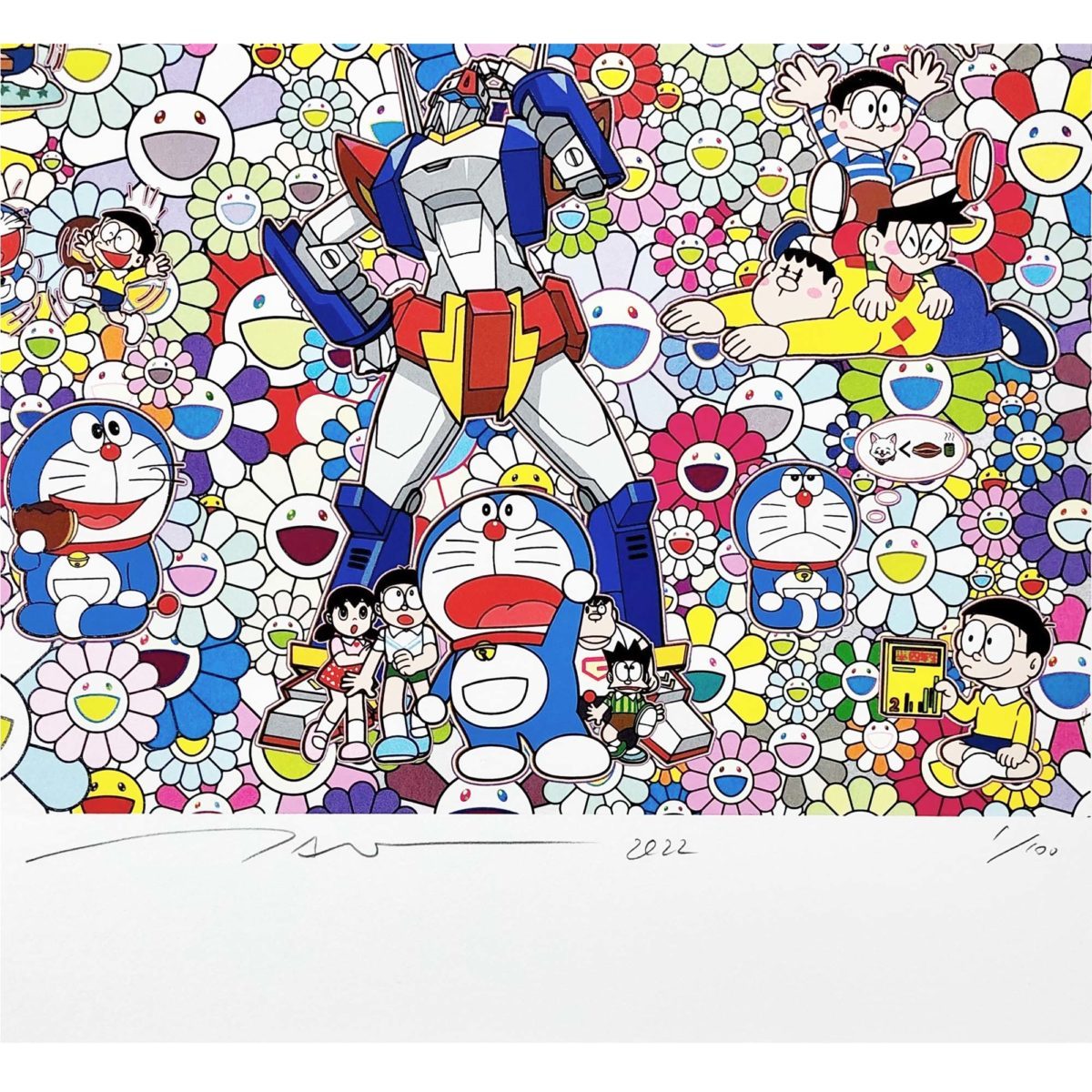 100枚限定/村上隆/Takashi Murakami/版画/記憶の中のドラえもん/kai kai kiki/カイカイキキ/Tonari no Zingaro/トナリノジンガロ/Doraemon_画像2