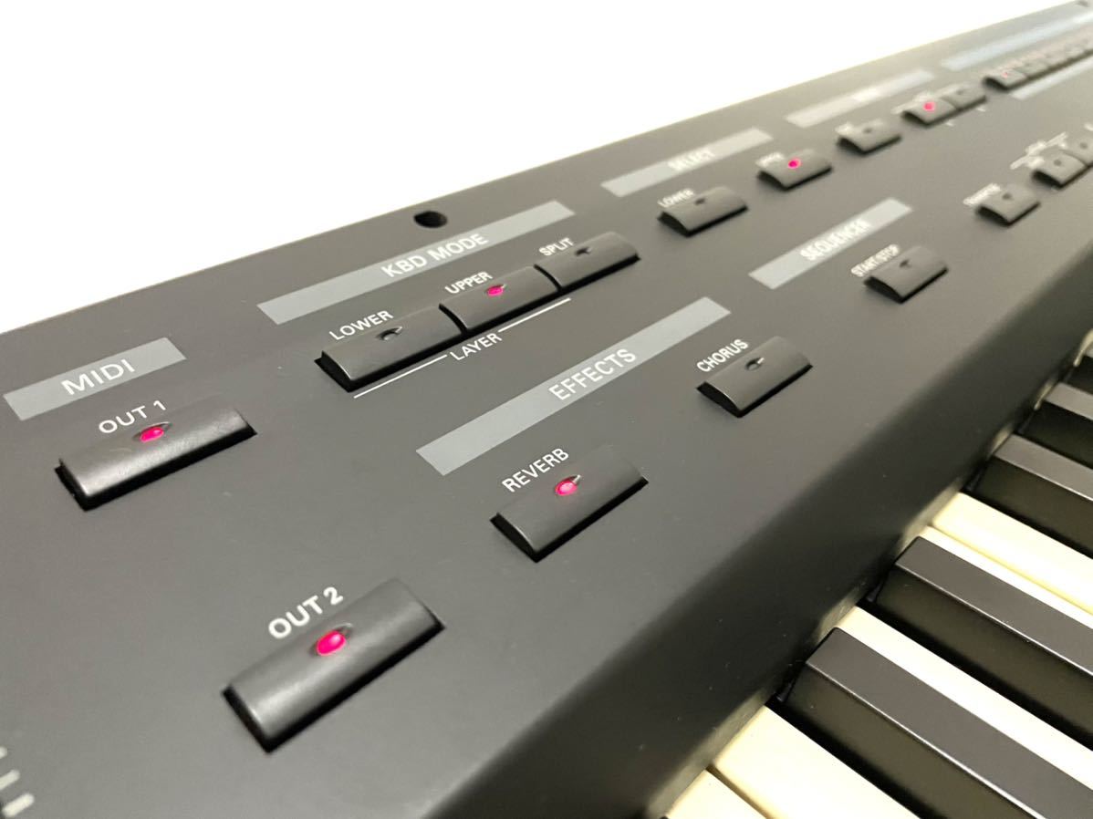 Roland ローランド MIDI CONTROLLER KEYBOARD コントローラー MIDI キーボード 76鍵 DTM DAW ブラック 黒 音出しOK 即有り_画像10