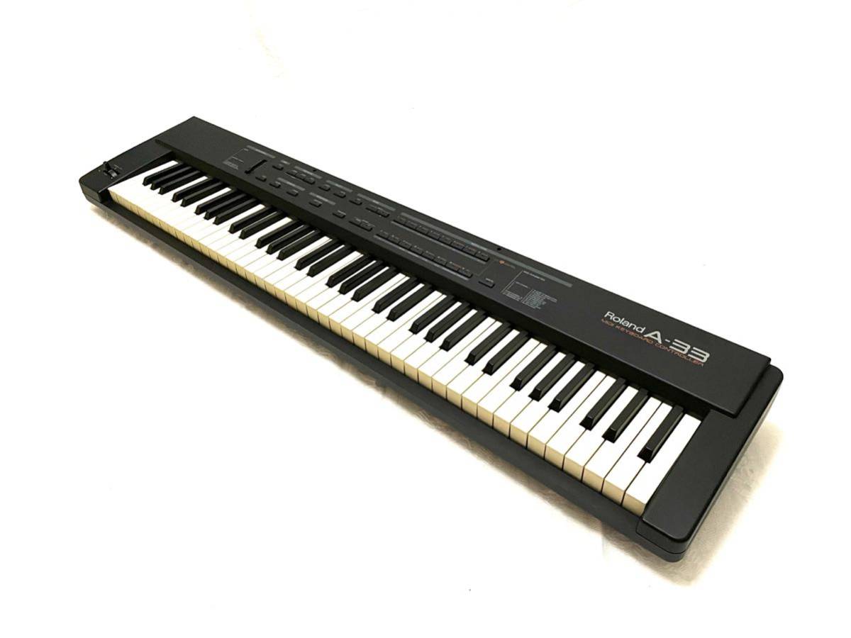 Roland ローランド MIDI CONTROLLER KEYBOARD コントローラー MIDI キーボード 76鍵 DTM DAW ブラック 黒 音出しOK 即有り_画像1