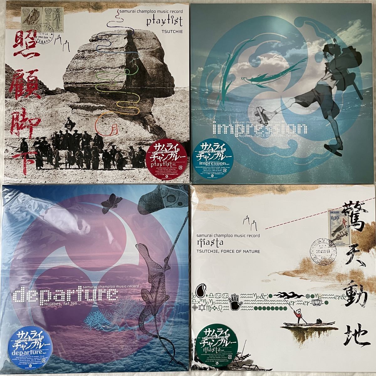 未使用4タイトルセット Samurai Champloo Music Record / Nujabes fat