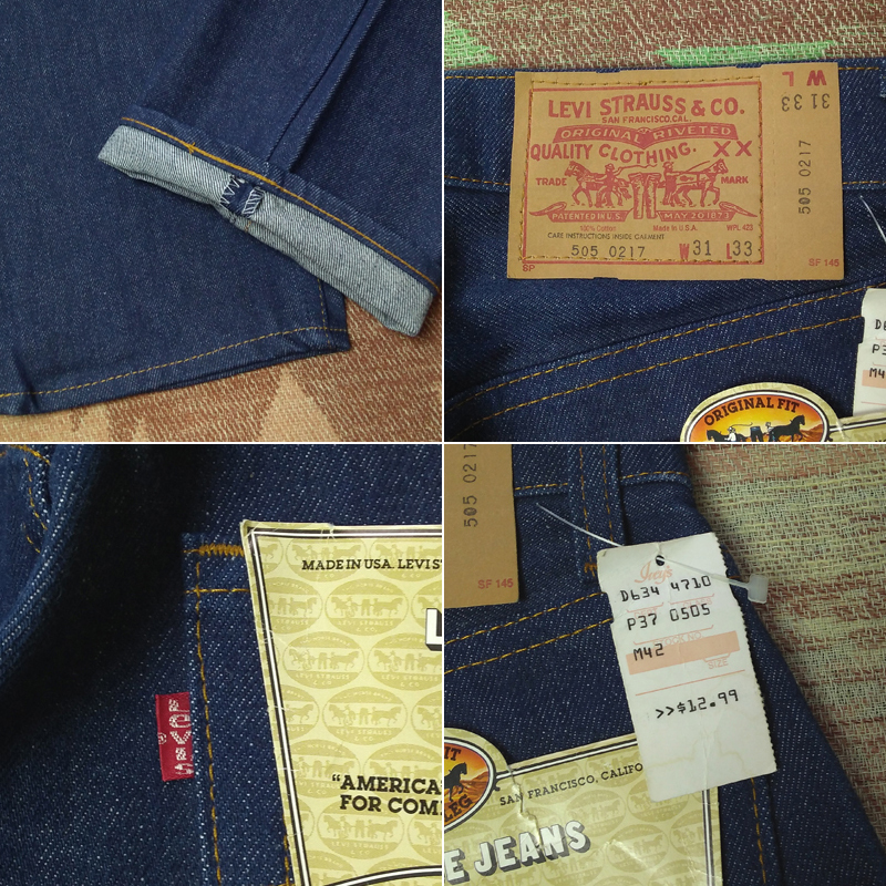 デッドストック 【Levi's 505】 80s Denim Jeans / 80年代 リーバイス