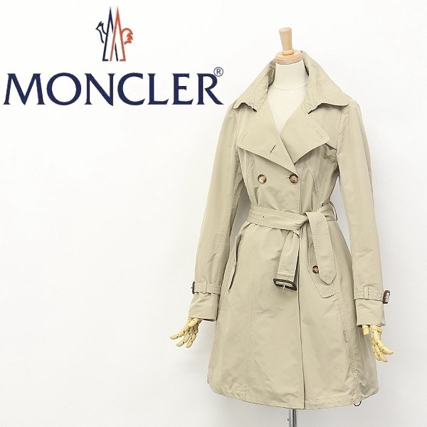 ◆MONCLER/モンクレール EUPHRASIE スプリング トレンチ コート ベージュ 1