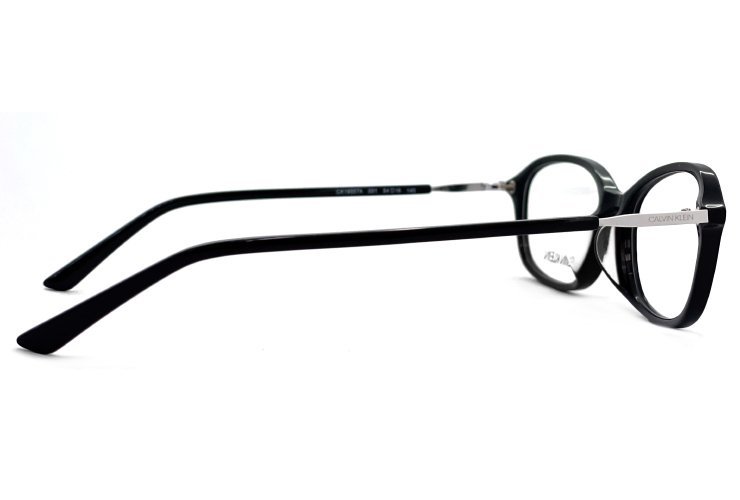 新品 カルバンクライン メガネ ck19557a-001 calvin klein 眼鏡 オーバル 型 めがね アジアンフィット モデル 黒ぶち_画像3