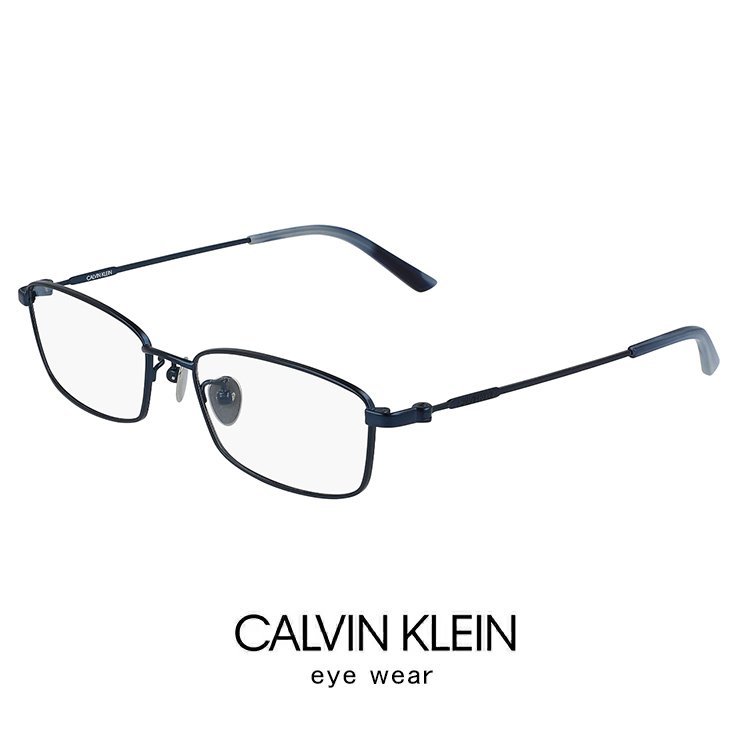 新品 メンズ カルバンクライン メガネ ck19142a-410 calvin klein 眼鏡 ck19142a スクエア 型 めがね チタン アジアンフィット
