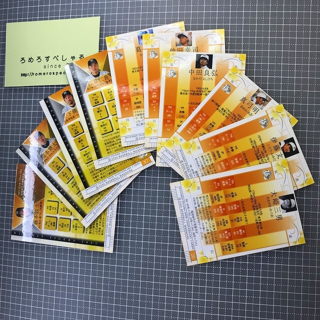 同梱OK★【10枚まとめてセット】2005年BBM阪神タイガース70周年記念カード【トレーディングカード/ベースボールカード/野球】_画像2