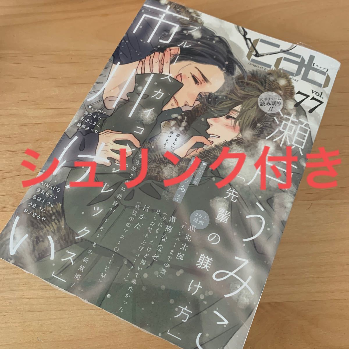 cab Original Boyslove Anthology vol.77/市川けい　キャブ　漫画　マンガ　シュリンク付き