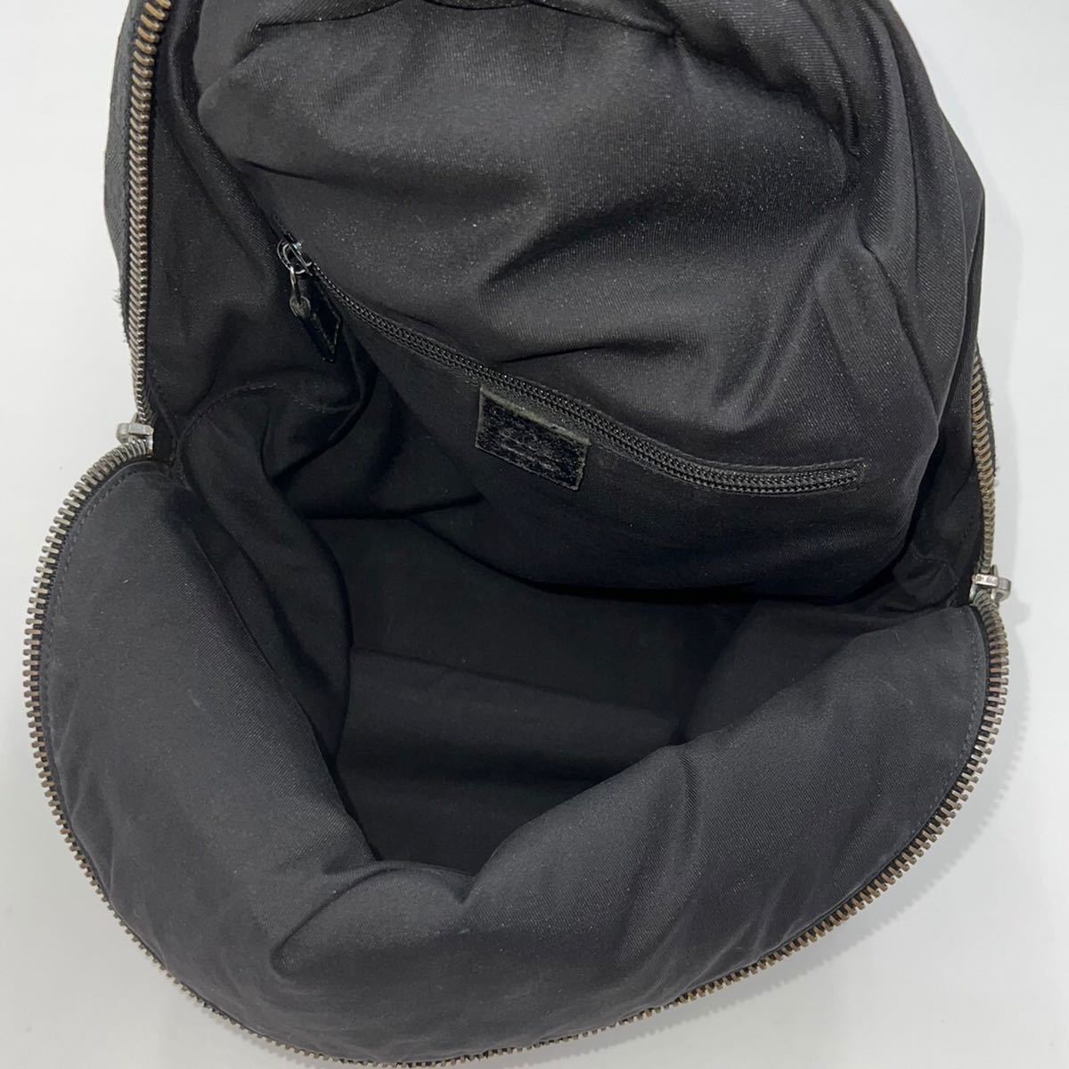 1円 GUCCI グッチ シェリーライン GGキャンバス×レザー リュックサック
