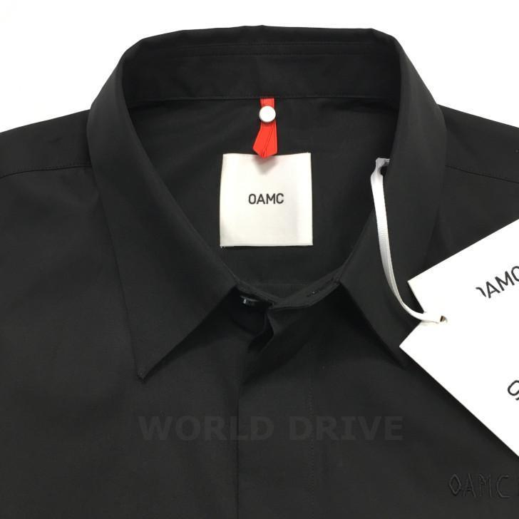 新品 Sサイズ OAMC STUDIO SHIRT UNIVERSE ロゴ パッチ ボタンシャツ