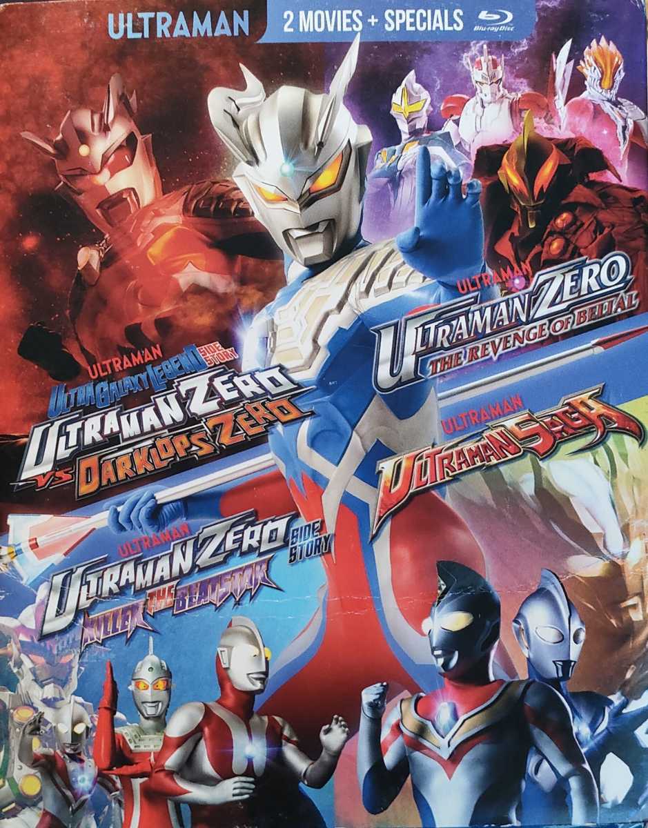  prompt decision free shipping Ultraman Zero collection Blue-ray 3 sheets set foreign record original Japanese compilation 4 work compilation with translation 