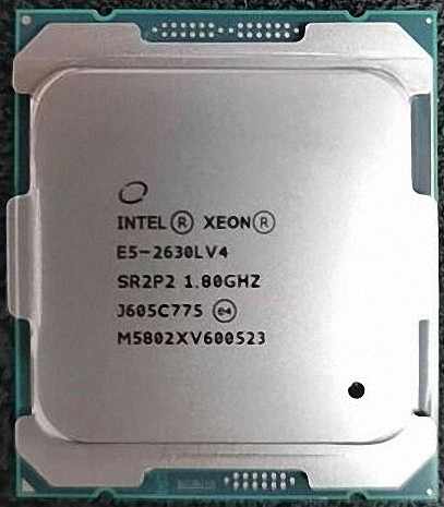 2個セット Intel Xeon E5-2630L v4 SR2P2 10C 1.8GHz 25MB 55W LGA 2011-3