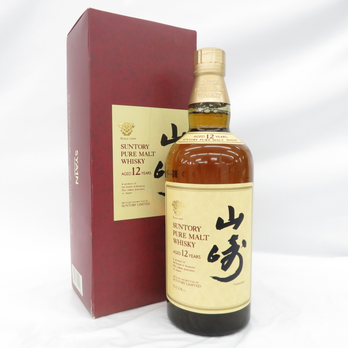 未開栓】SUNTORY サントリー 山崎 12年 ピュアモルト ウイスキー 750ml