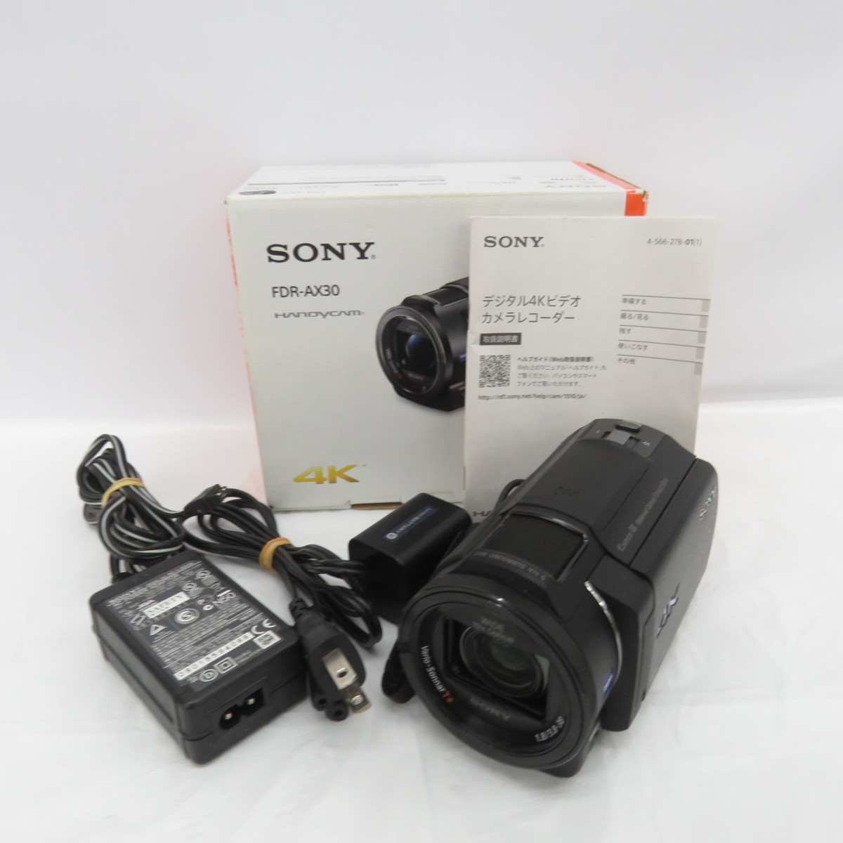 魅力的な ニューライフストアSONY 4Kビデオカメラ Handycam FDR-AXP35