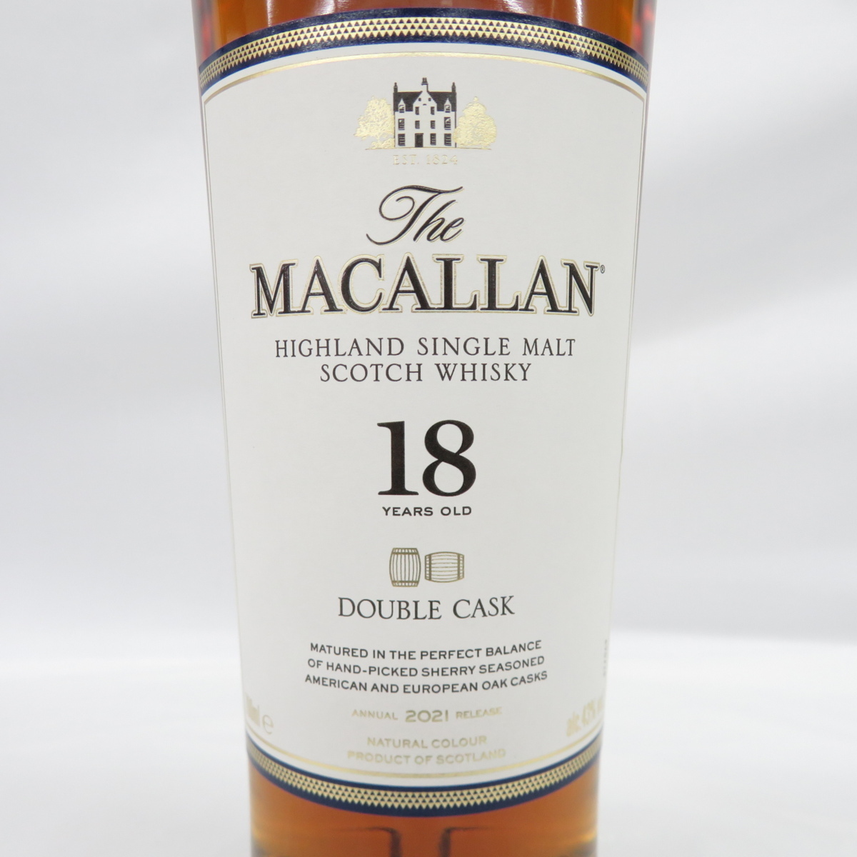 有名ブランド ダブルカスク マッカラン 18年 箱付き MACALLAN ウイスキー