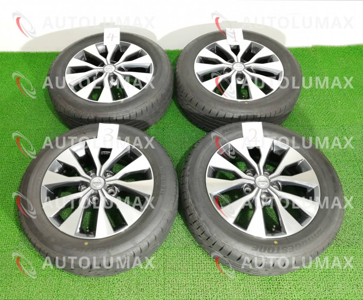 16×6J Alink 純正ホイール アルミホイール C27セレナ 195/60R16