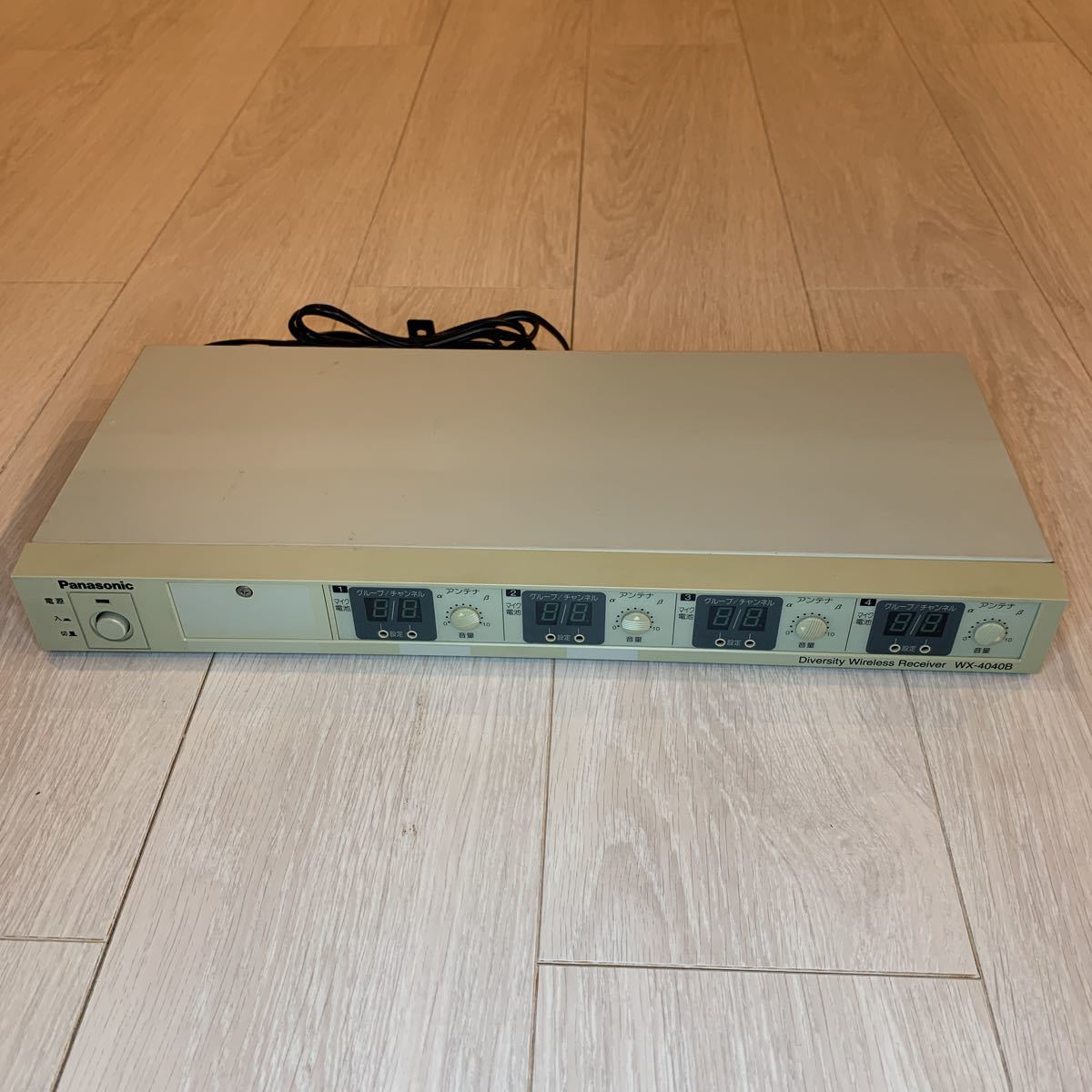 Panasonic WX-4040B ダイバシティーワイヤレスレシーバー マイク Panasonic WX-4040B ダイバシティーワイヤレスレシーバー マイク
