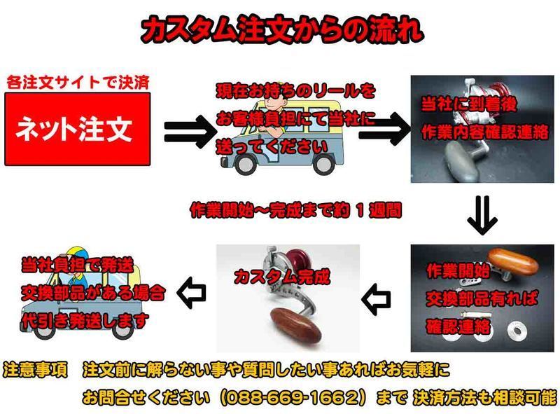 ハンドルドラグ カスタム 交換 PENNペン 9/0 メッキ仕様 ハンドルドラグ カスタム 交換 PENNペン 9/0 メッキ仕様