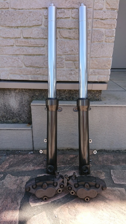 ホンダ NSR250R MC21 SP ペンタックス フロントフォーク&キャリパー ホンダ NSR250R MC21 SP ペンタックス フロントフォーク&キャリパー