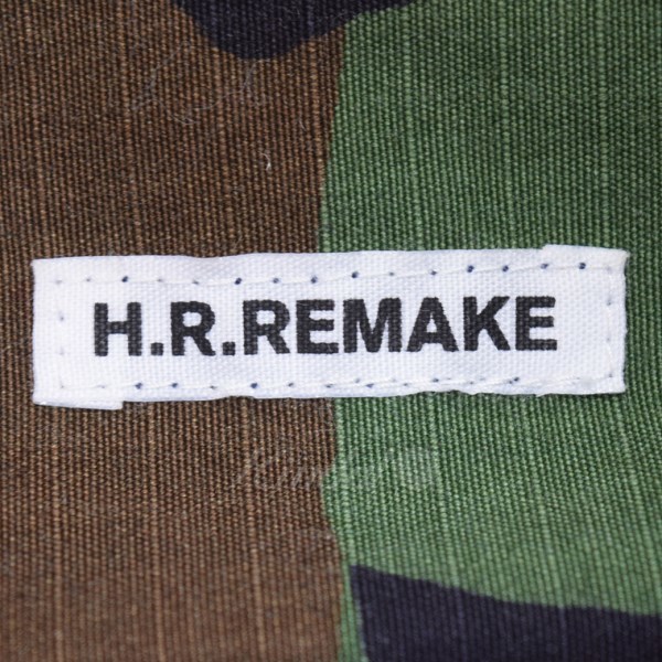  Hollywood Ranch Market remake H.R.REMAKE patchwork wool shirt camouflage commodity number :8066000049830