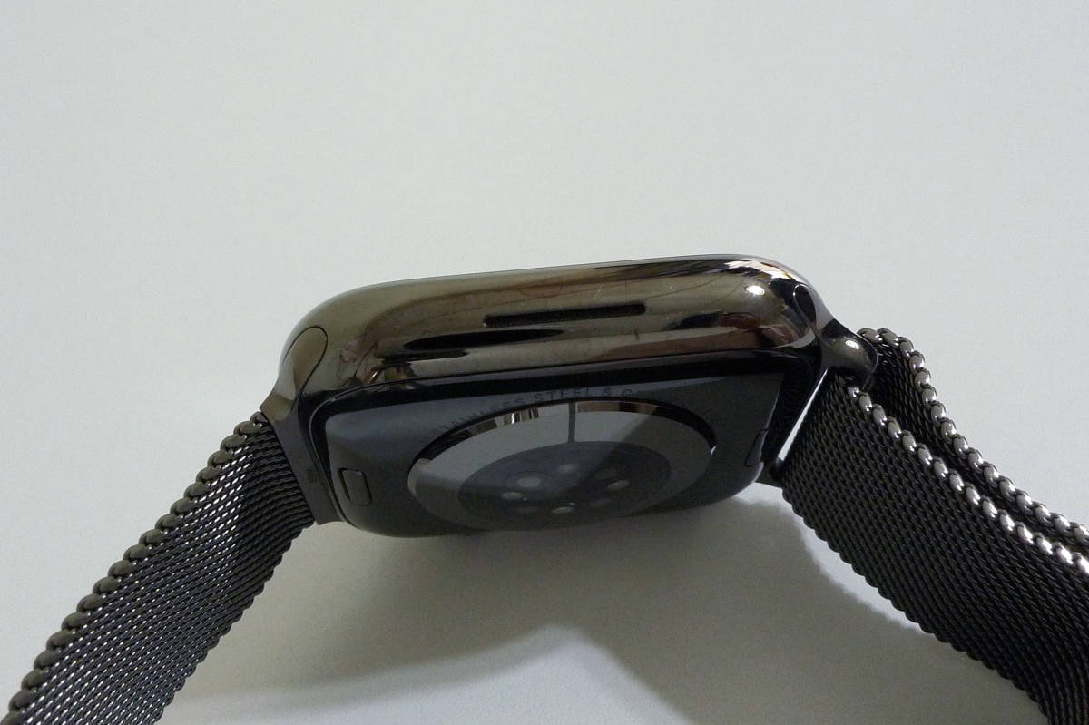 PayPayフリマ｜極美品 Apple Watch Series 7 45mm グラファイトステンレス ミラネーゼループ GPS＋Cellular