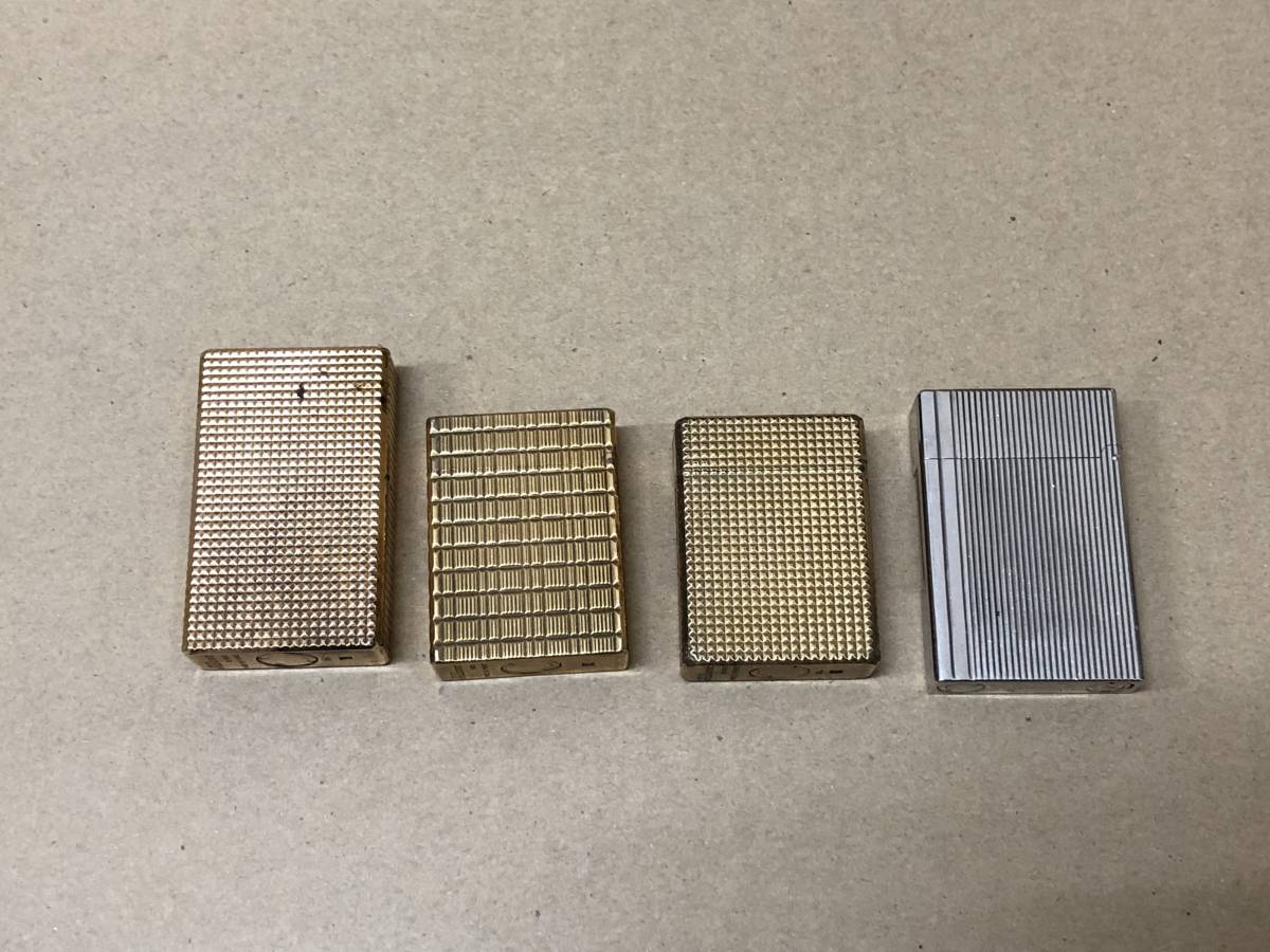 ジャンク品 デュポン ガスライター S.T.Dupont まとめ4個セット