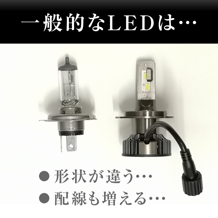 EZ セレナ C24 H4 LEDヘッドライト H4 Hi/Lo 車検対応 H4 12V 24V H4 LEDバルブ LUMRAN EZ 2個セット ヘッドランプ ルムラン 前期後期_画像9