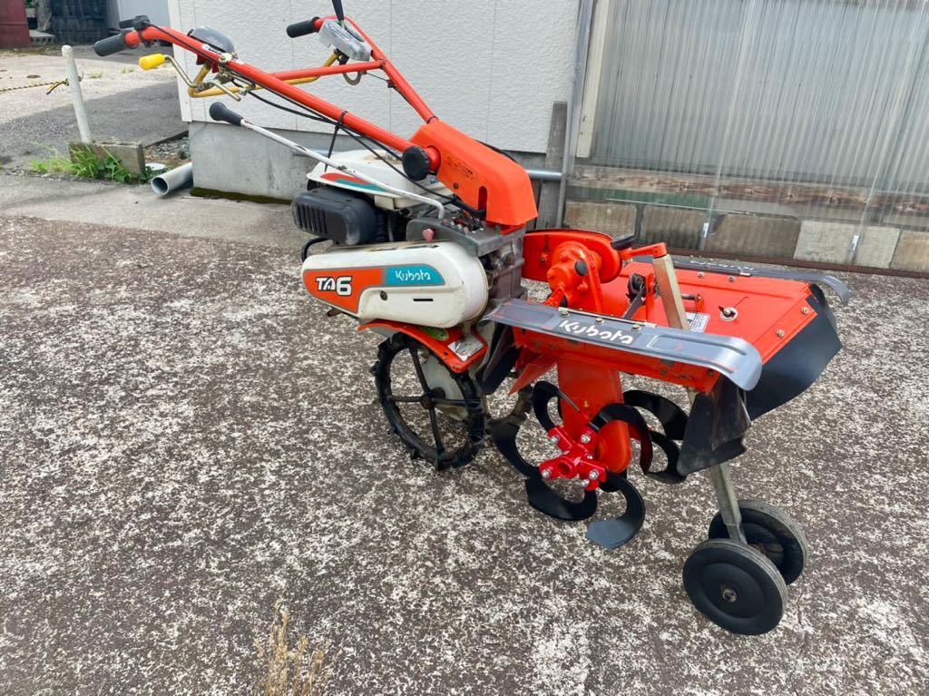 クボタ管理機 ネギローター TA6 6.2馬力 ネギ等 溝掘り 土寄せ クボタ管理機 ネギローター TA6 6.2馬力 ネギ等 溝掘り 土寄せ