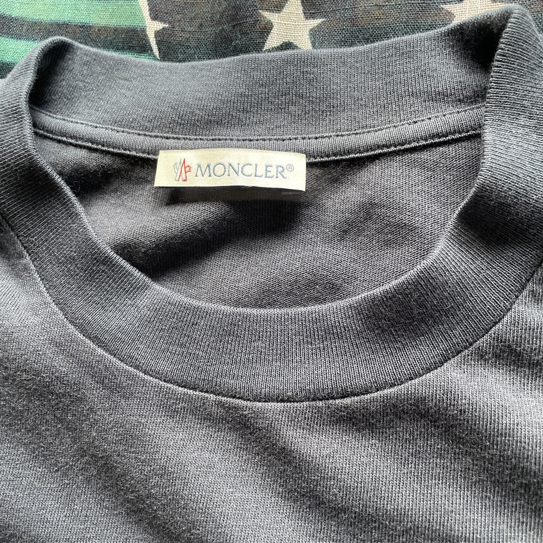新品MONCLER TシャツSネイビー | sweatreno.com