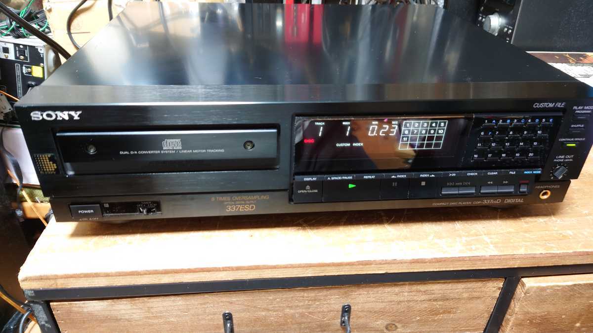 ギフト】 SONY CDプレーヤー TDA1541 DACは人気の CDP-337ESD ソニー