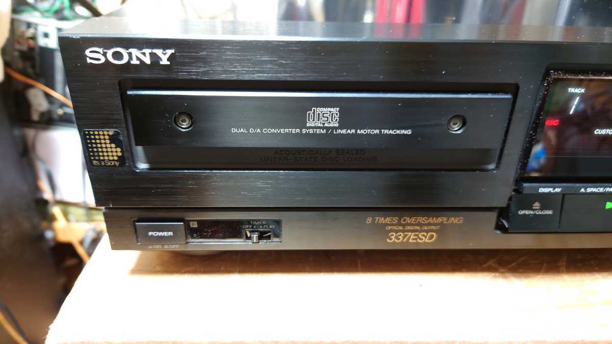 なしの】 SONY CDプレーヤー CDP-337ESD DACは人気の TDA1541 ません