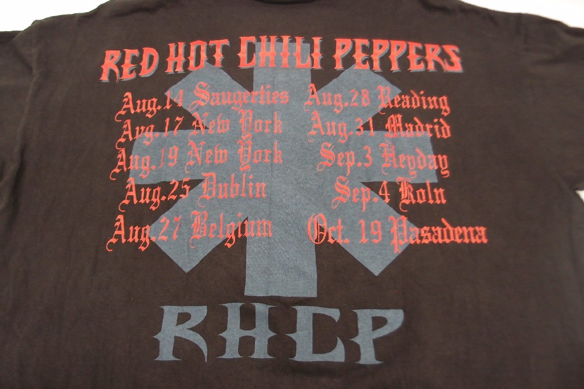 RED HOT CHILLI PEPPERS バンドT GIANT 1992年 ライブツアーTシャツ 米国製 SIZE:L メンズ △WF2082_画像8