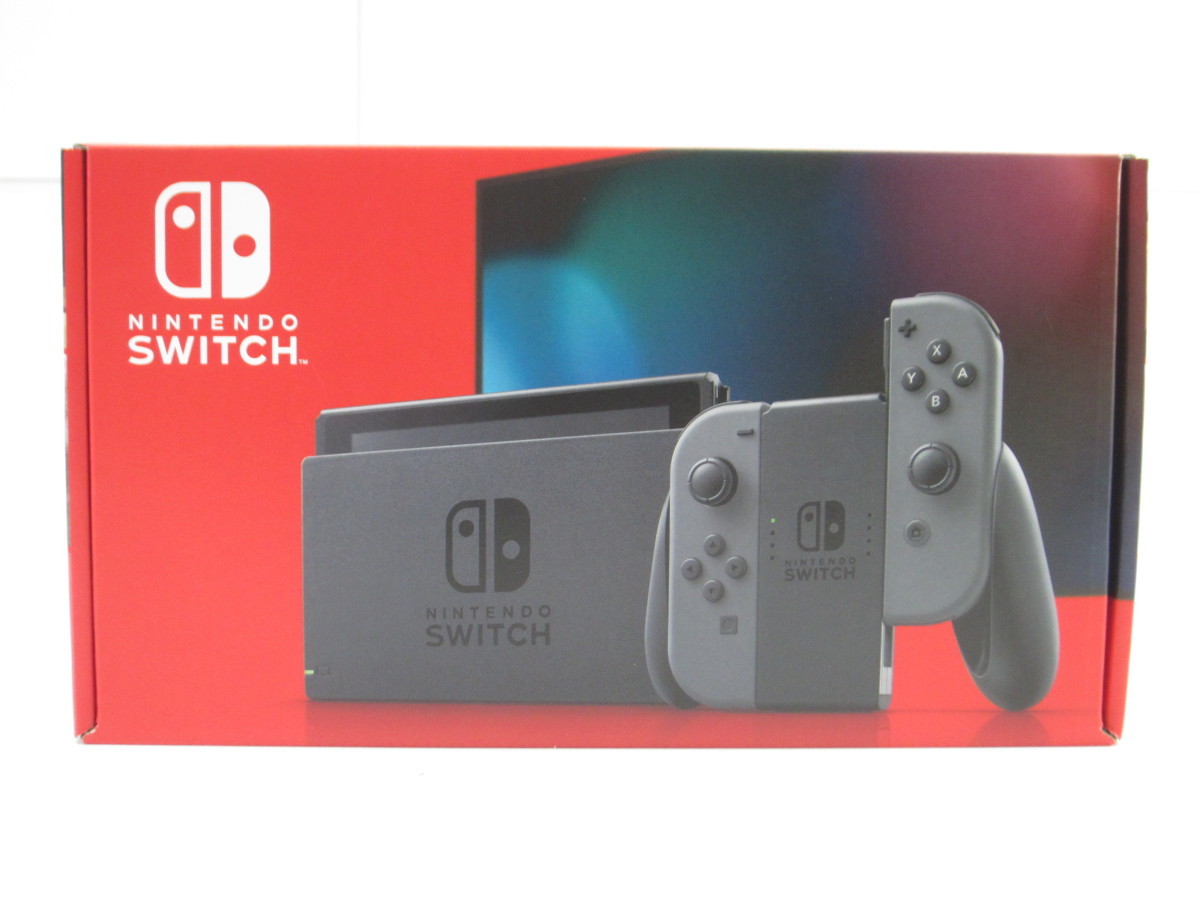 クーポン商品 任天堂　Nintendo グレー 本体Joy-Con(L)/(R) Switch 携帯用ゲーム本体
