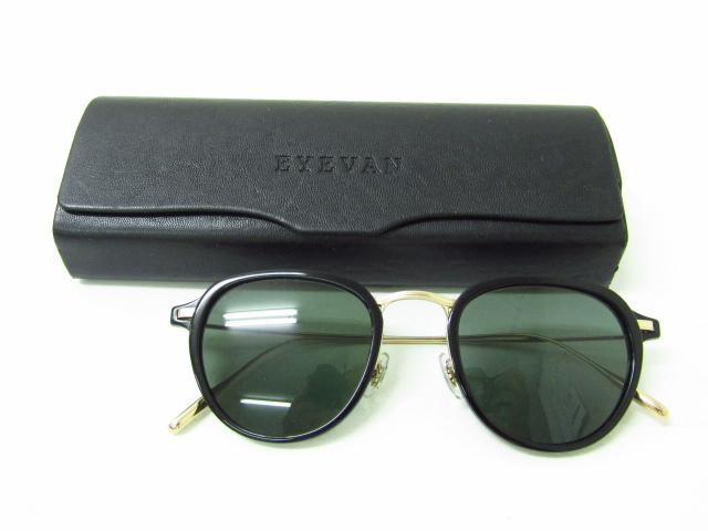 EYEVAN アイバン STAR BURST PBK/G サングラス ケース付き♪AC23051