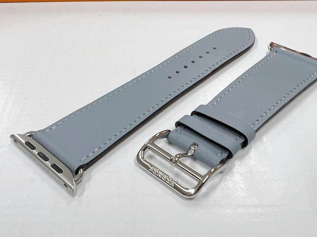 ☆希少 ほぼ未使用 45mm ブルーラン Apple watch HERMES エルメス