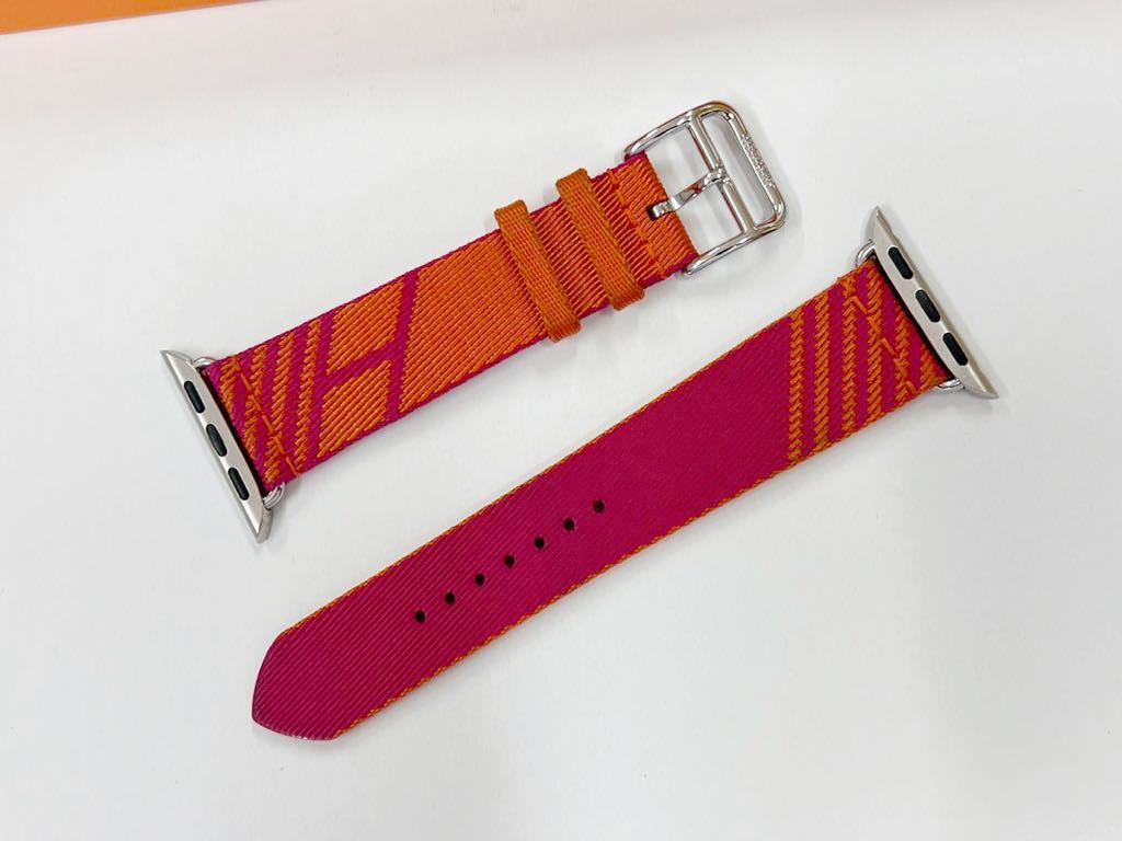 ☆即決 Apple Watch Hermes 41mm 40mm 38mm ジャンピング オレンジ
