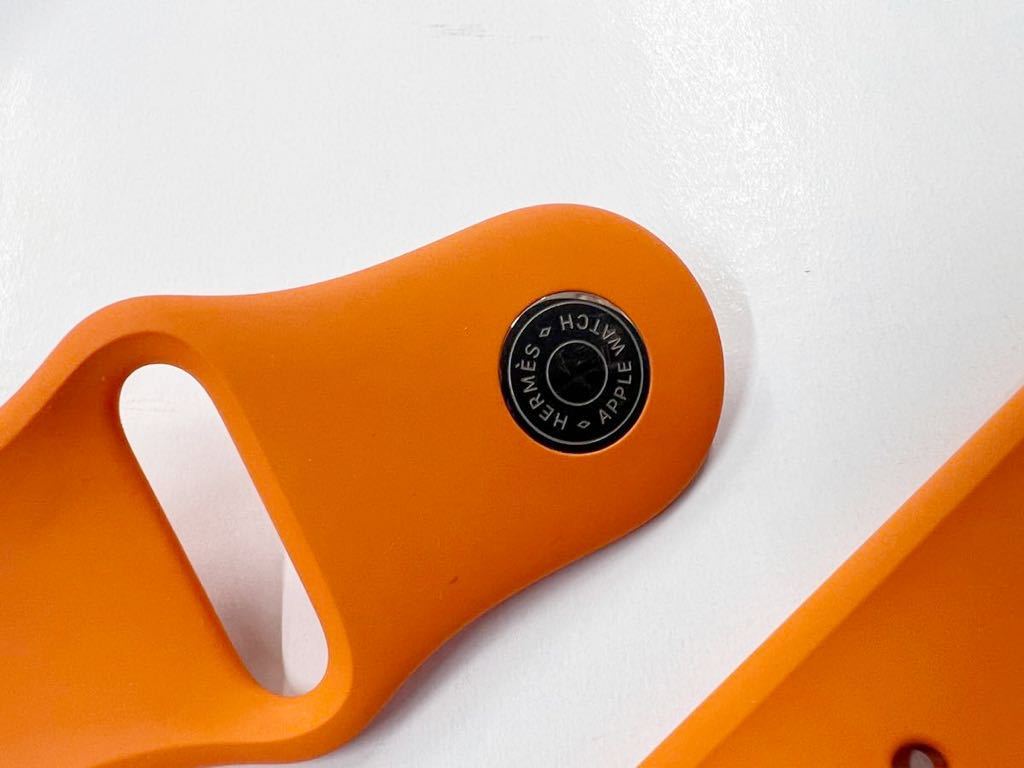 Apple Watch HERMES 限定 オレンジ スポーツバンド 45mm 44mm 42mm 激安で通販 【美品】Apple 45mm スポーツバンド Hermes Watch その他