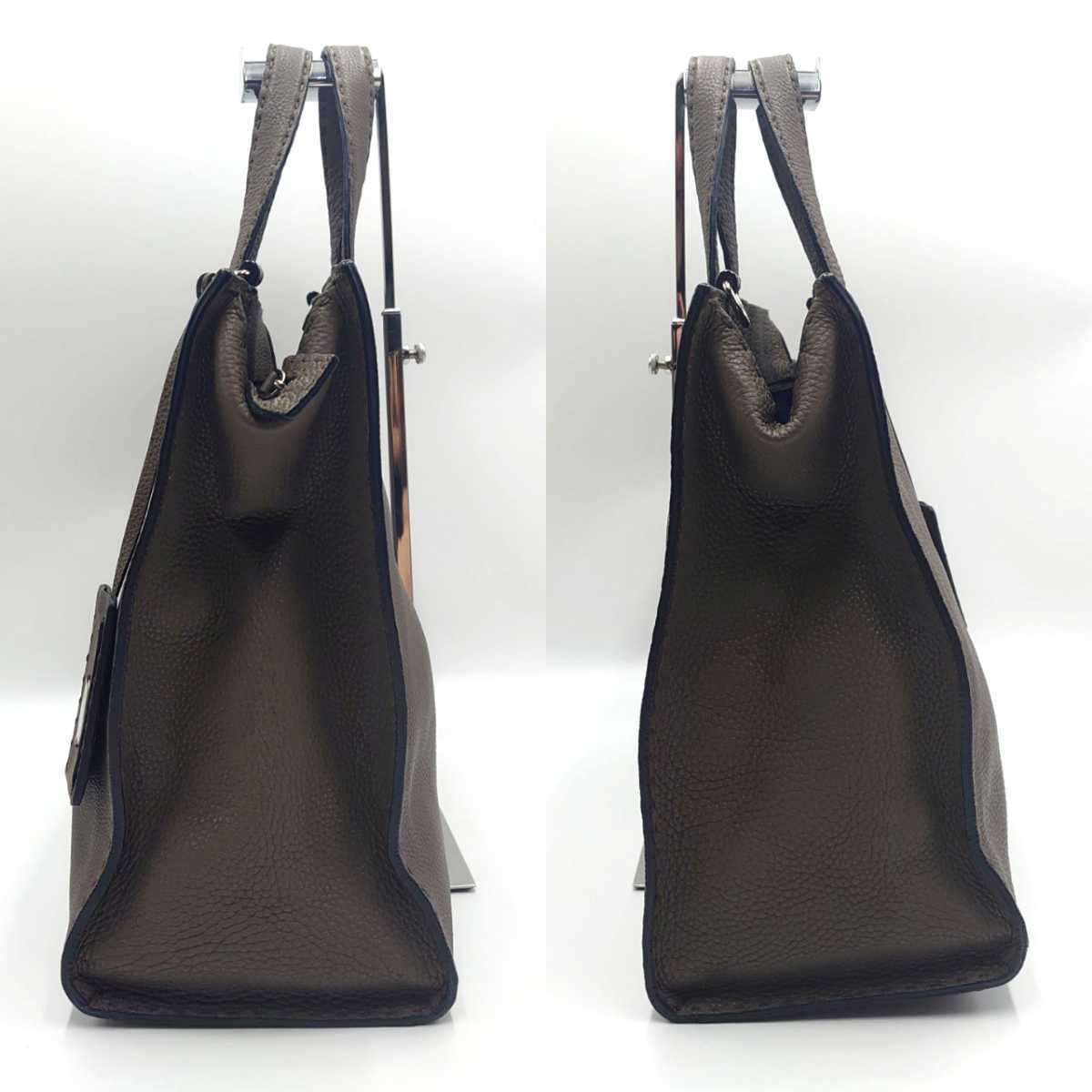 1円【極美品】FENDI フェンディ セレリア 2way ショルダー トート